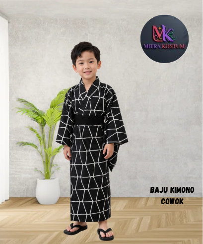 Baju Negara Jepang  Kimono Cowok